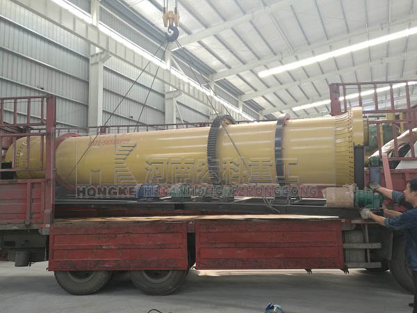 江西贛州的客戶(hù)，您采購(gòu)的0.8mX7m牛糞烘干機(jī)已發(fā)出，請(qǐng)注意查收