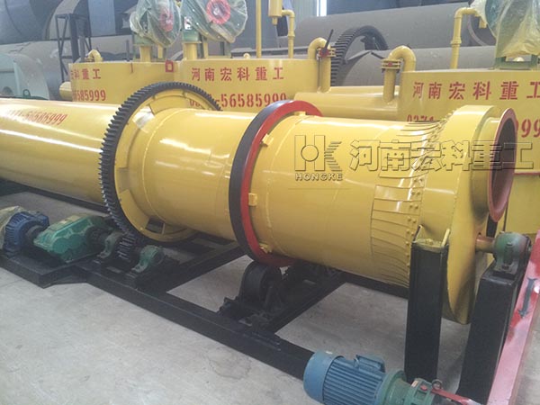  山東的客戶(hù)，您采購(gòu)的0.8x6m雞糞烘干機(jī)已發(fā)出